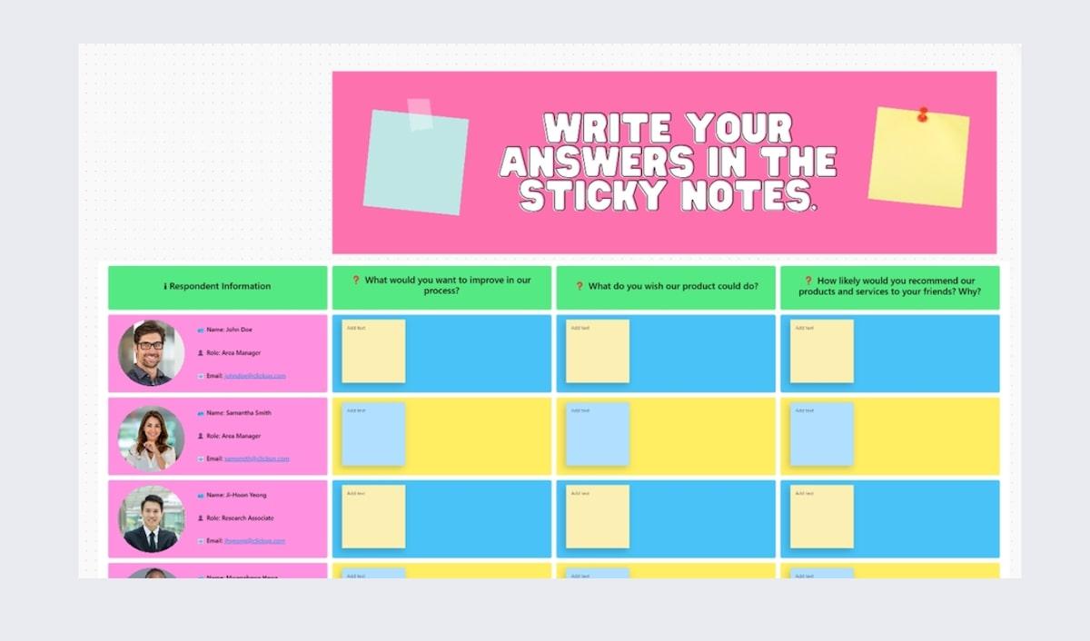 ClickUp Research Whiteboard Template