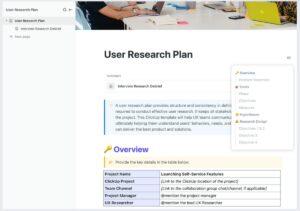 research plan job application