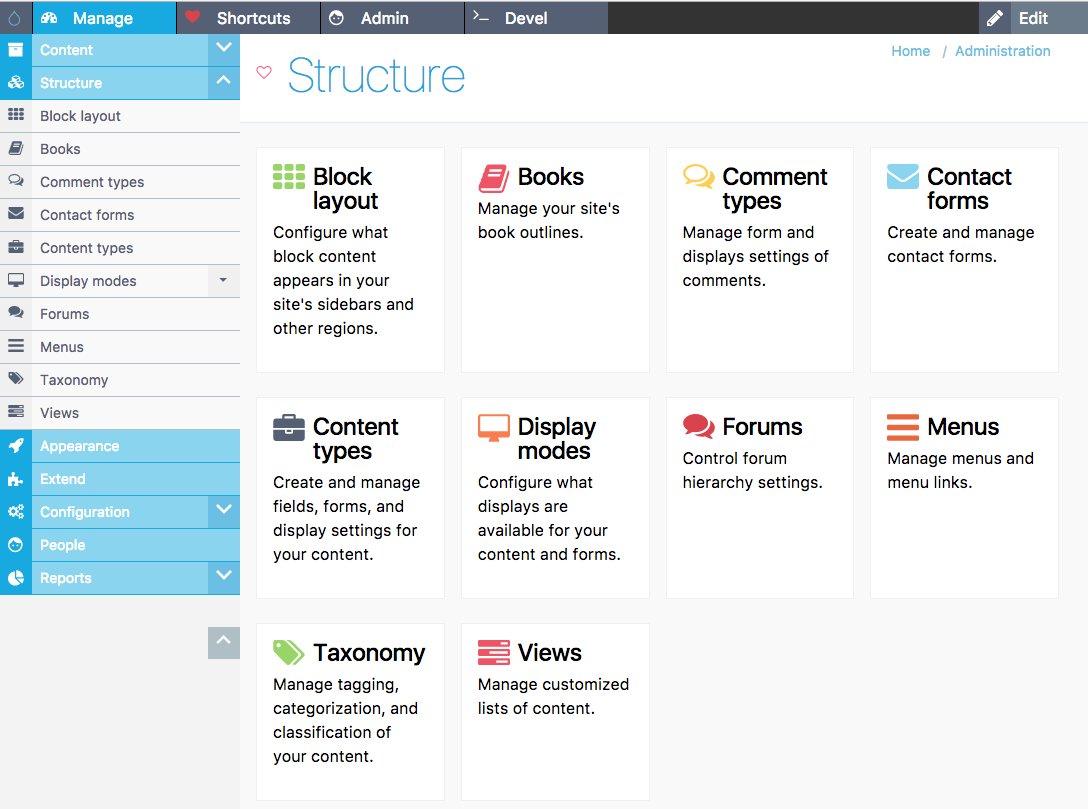 Software di gestione dei contenuti Drupal