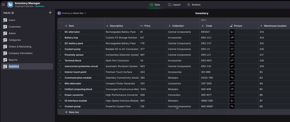 glide pour la création d'applications