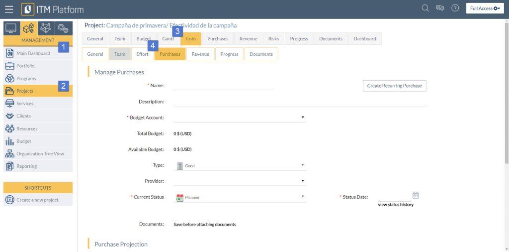 Esempio di piattaforma ITM