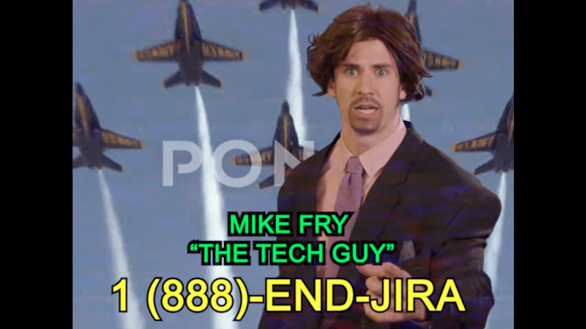 Mike Fry the Tech Guy Jira Lawyer ClickUp Video Poster Image