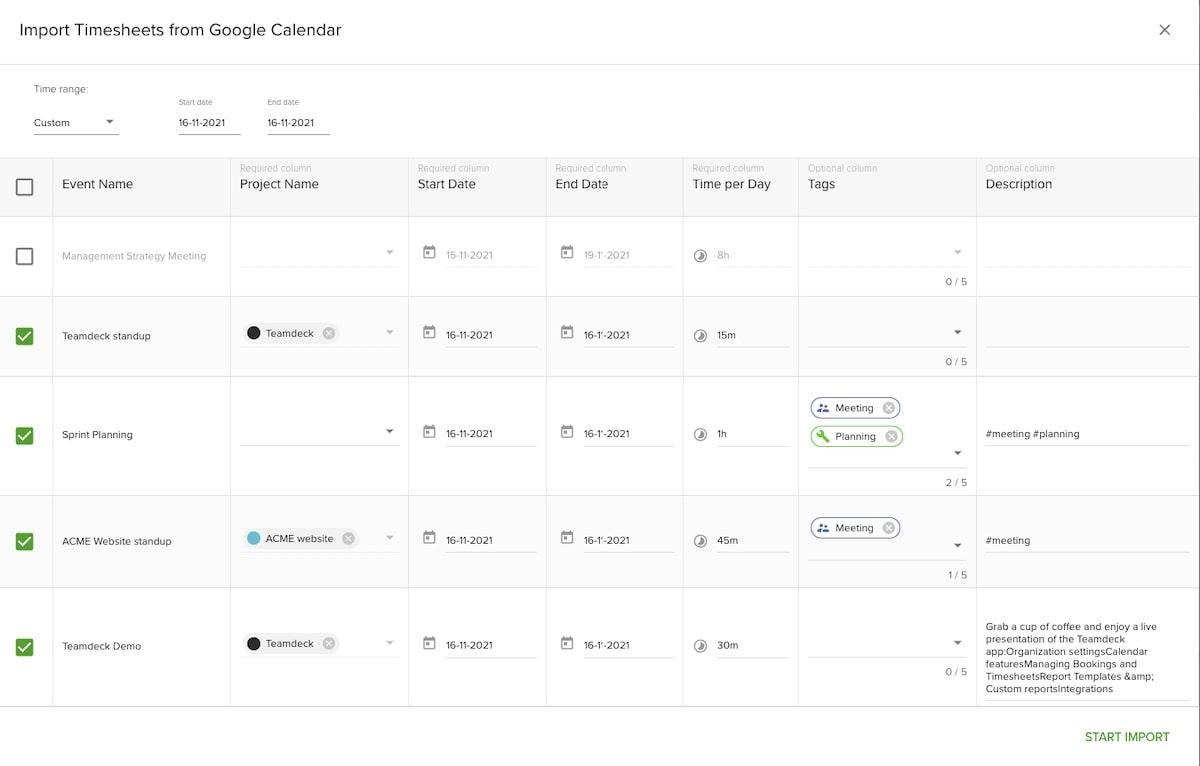 Software de control de tiempo para desarrolladores: Teamdeck