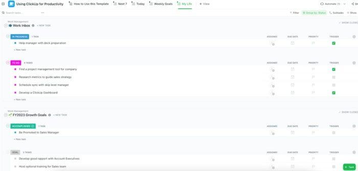 10 Free Habit Tracker Templates in Google Sheets & ClickUp