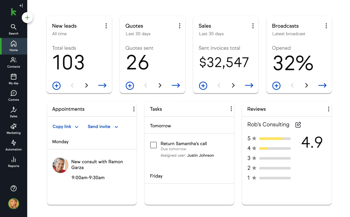 コンサルタントのためのCRM：キープCRM