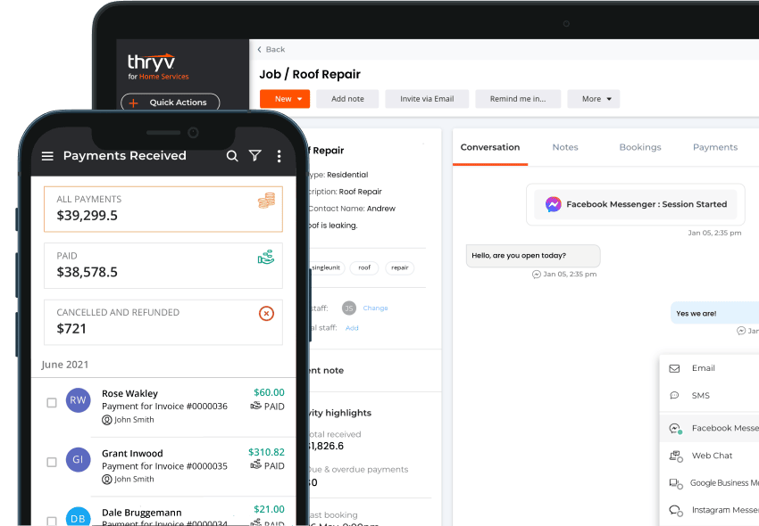 Using Thryv as a CRM tool