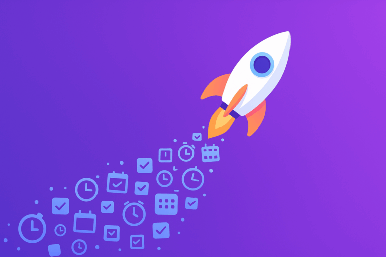 header graphic for Best Time Management Techniques post on ClickUp blog