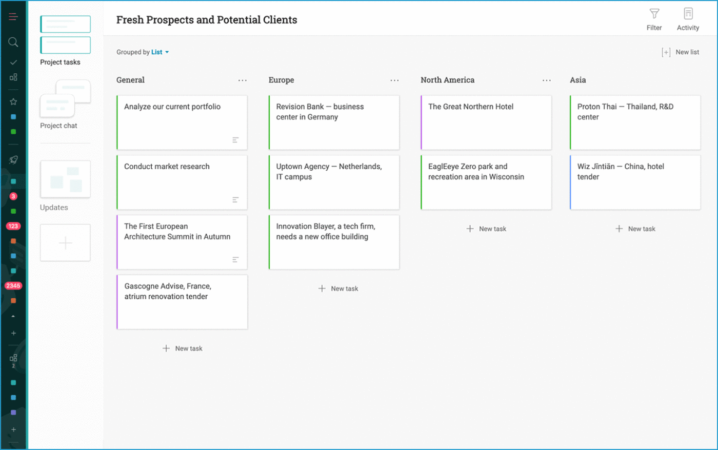 Infolio Dashboard