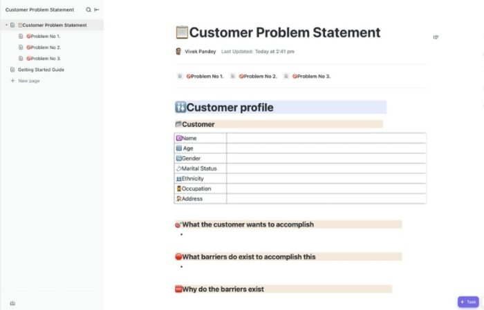 10 Free Problem Statement Templates in Word & ClickUp