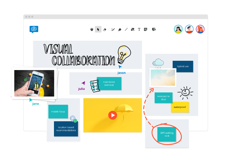 Conceptboard's whiteboard tool