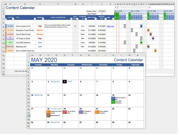 10 Free Marketing Calendar Templates for Content in 2024