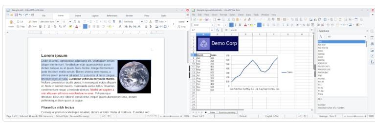 LibreOffice 生産性ソフトウェア