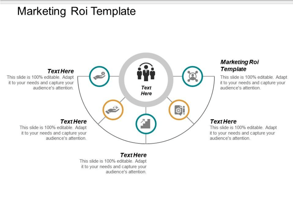 Marketing ROI-sjabloon door SlideTeam