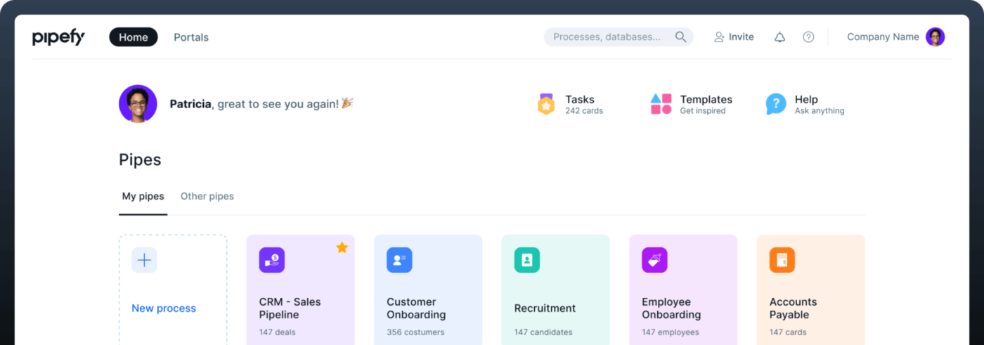 Pipefy Dashboard