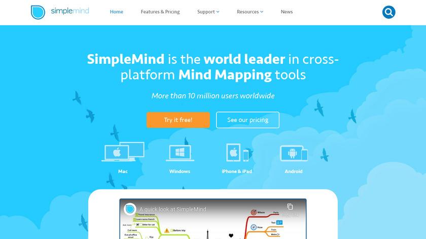 Dashboard di SimpleMind