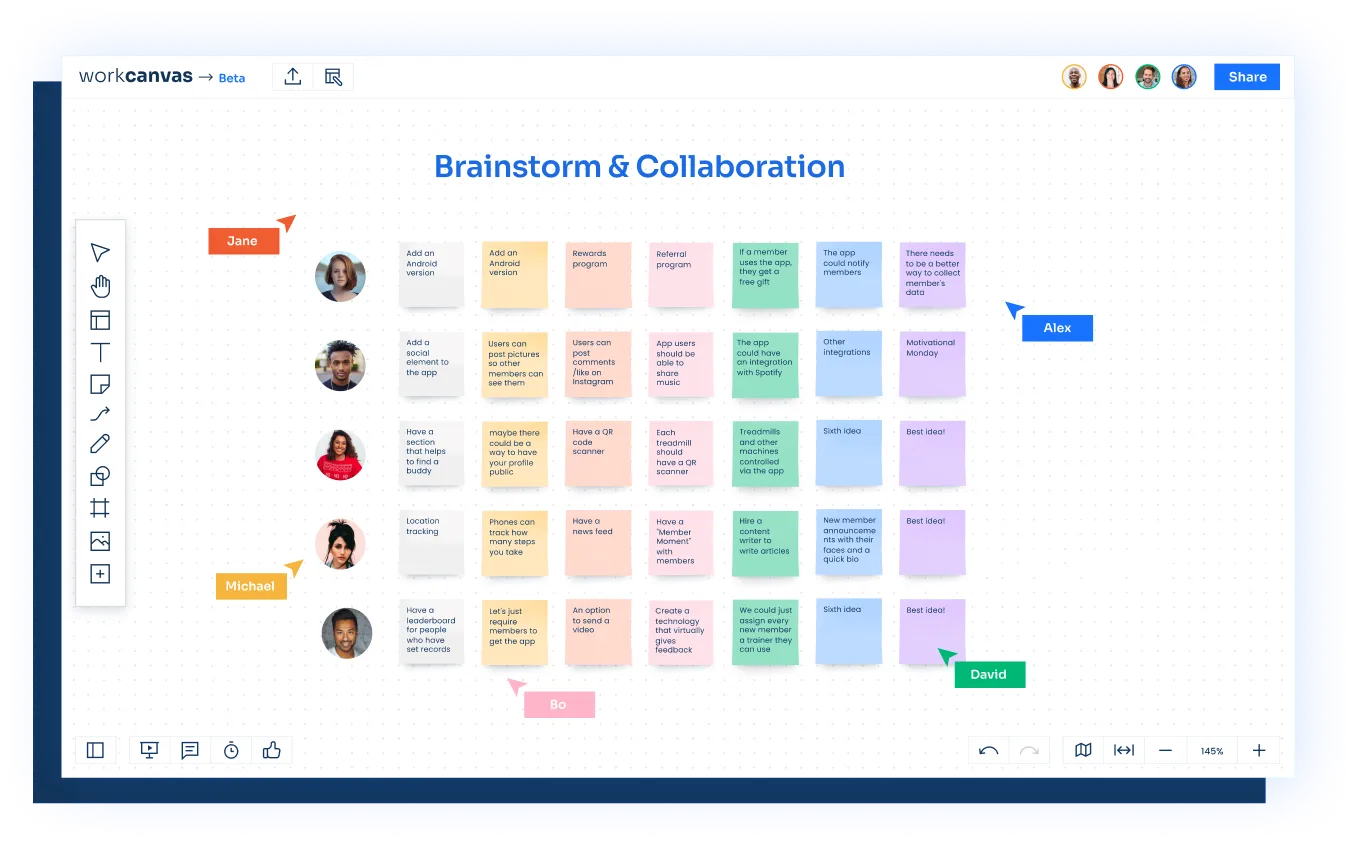 Canvas whiteboard software by monday