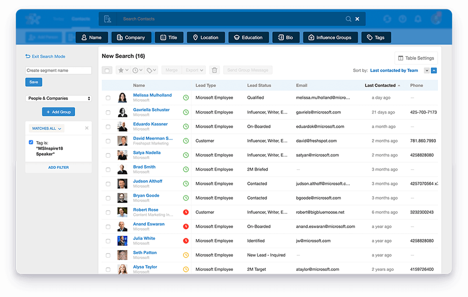 Nimble's dashboard