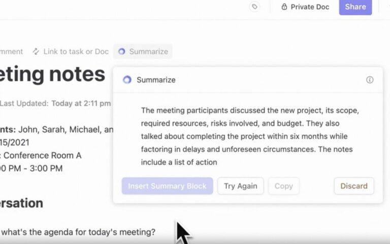 10 Best AI Meeting Note Taker Tools In 2024 | ClickUp