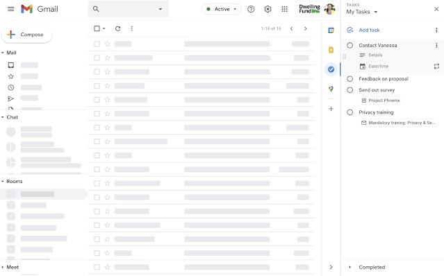 Alternative a OmniFocus: Google Attività