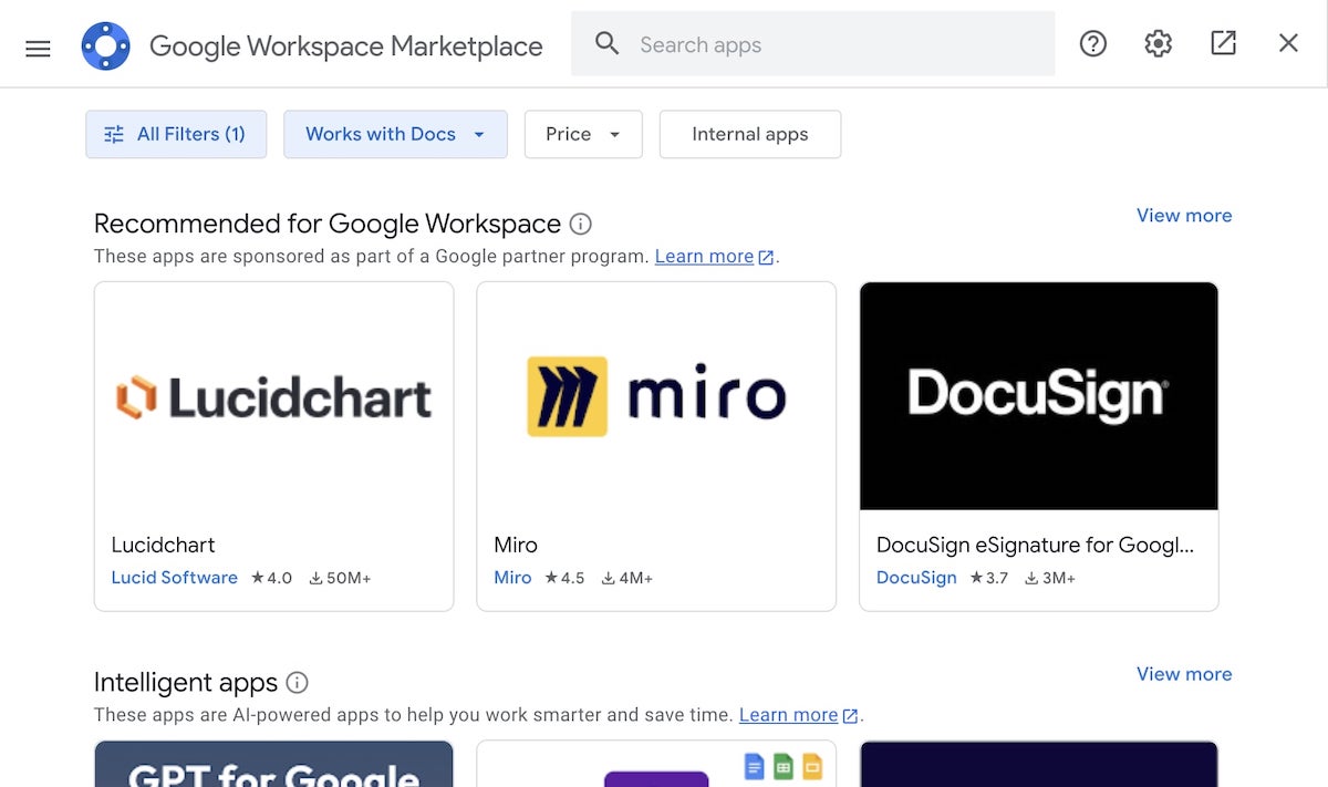 Google Workspace Marketplace