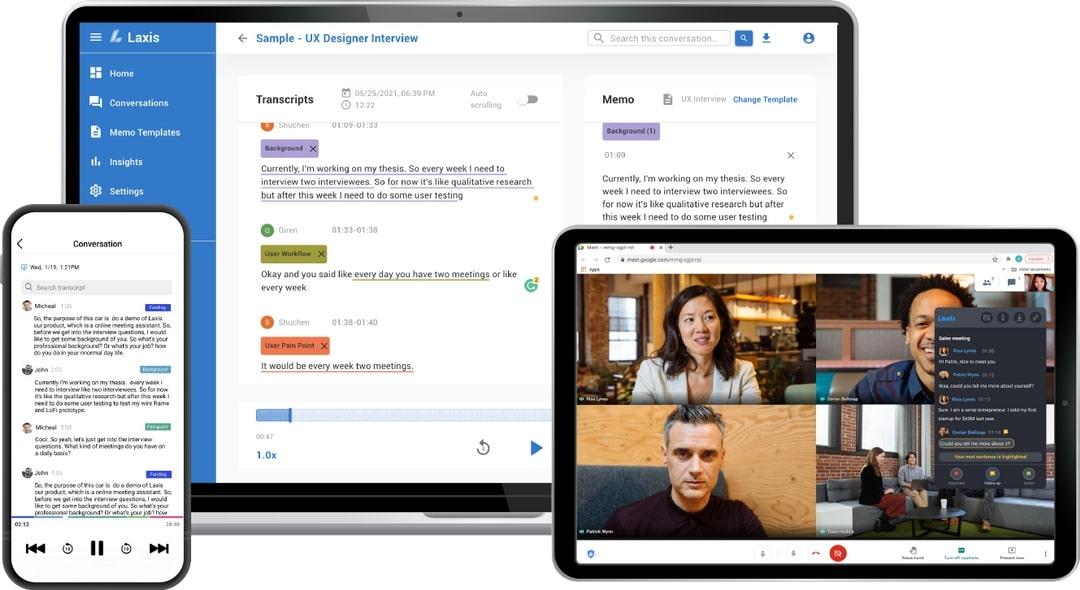 Automated Meeting Reports, Transcripts, Notes, Video, Coaching