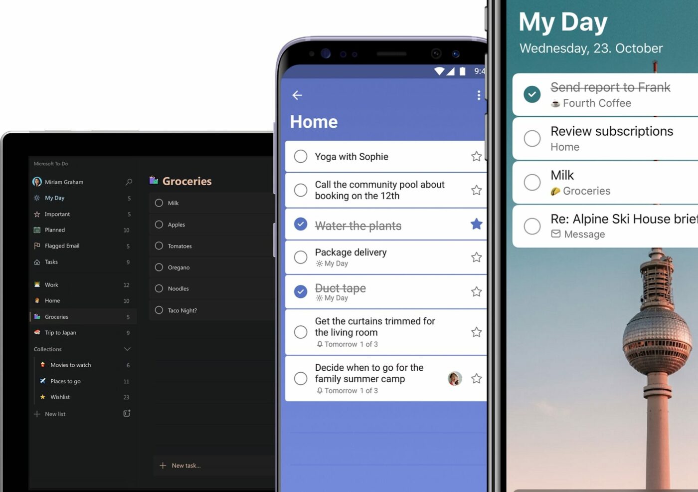 Microsoft To Do daily checklist app