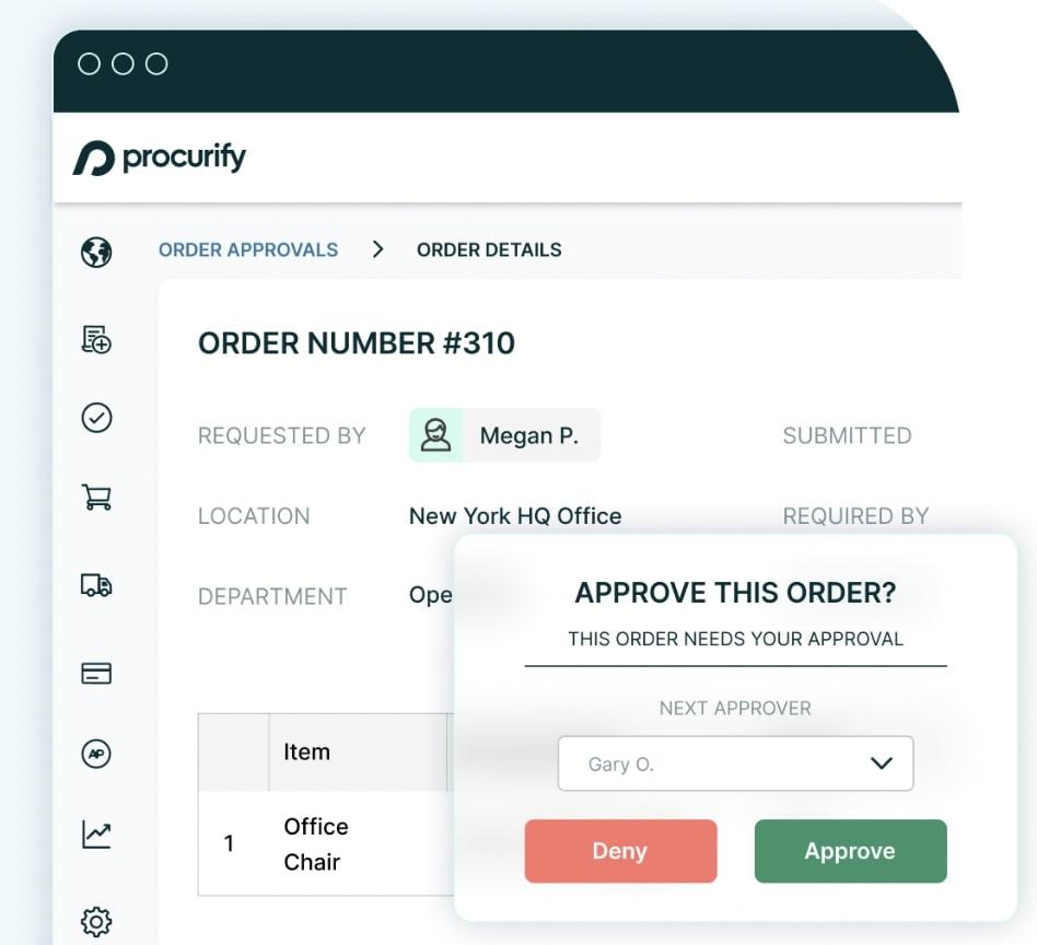 Logiciel de gestion des achats : Procurify