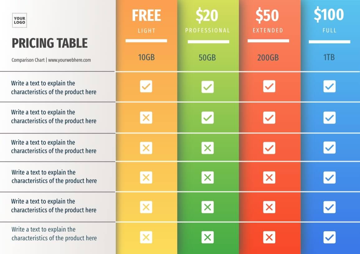 Comparison Infographic Templates