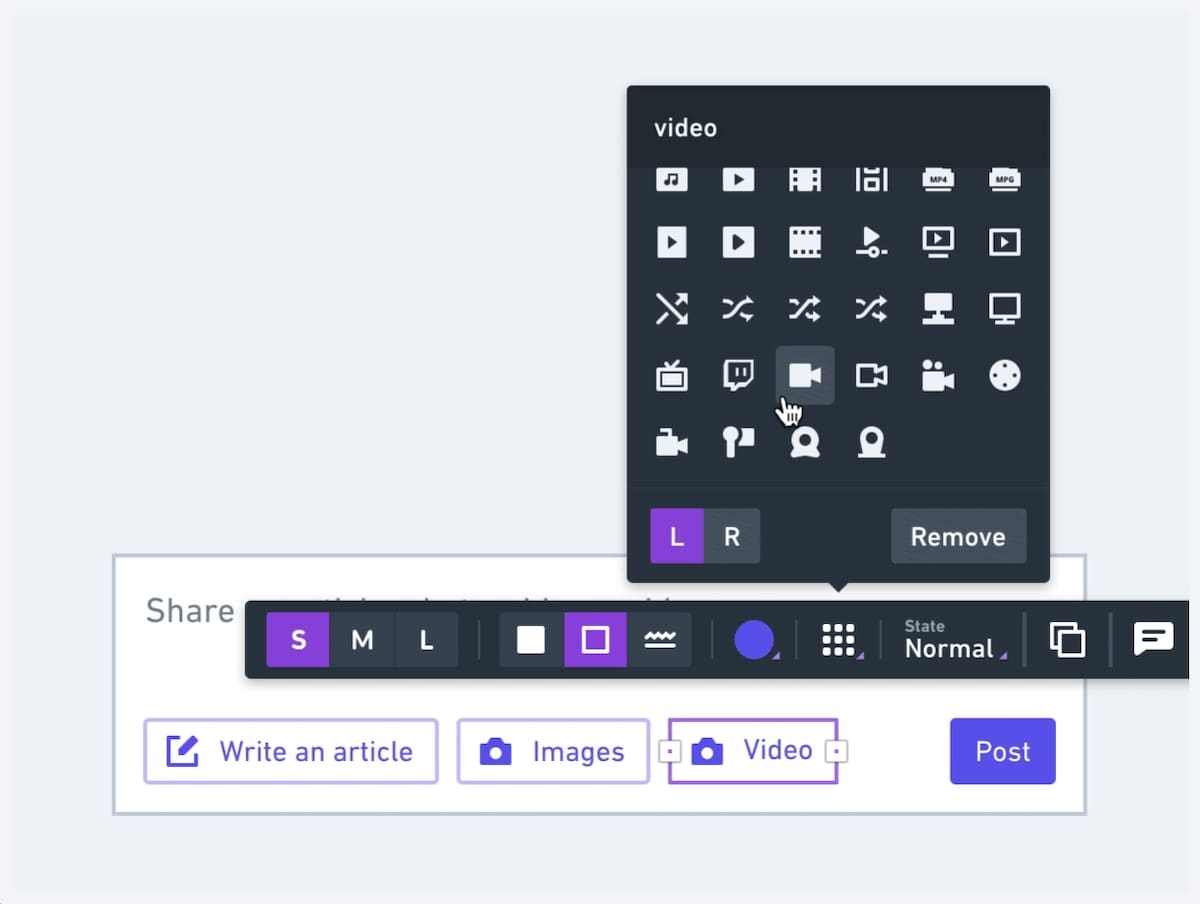 Whimsical vs Miro: Whimsical's ontwerptool