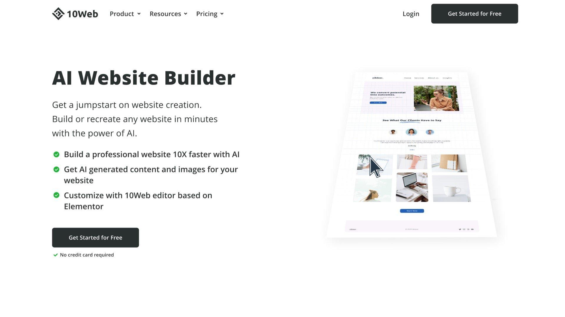 10 Best AI Website Builders & Generators in 2024 | ClickUp