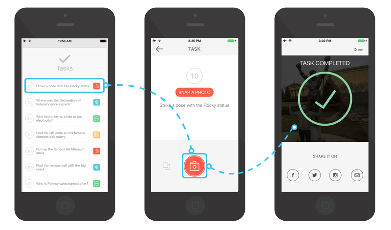 Painel de controle do Scavify