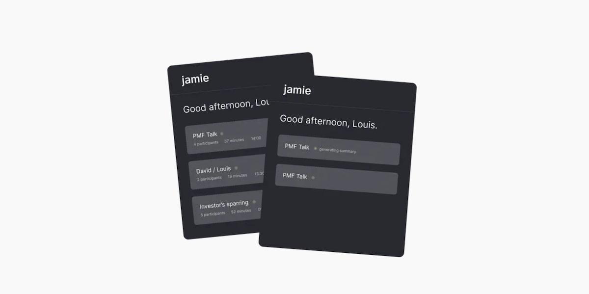 jamie recorded meeting summaries