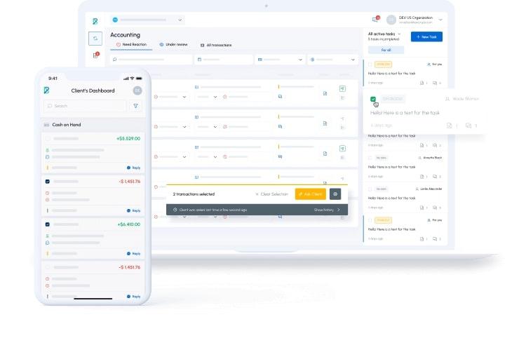 Visualizzazioni mobile e desktop di Booke