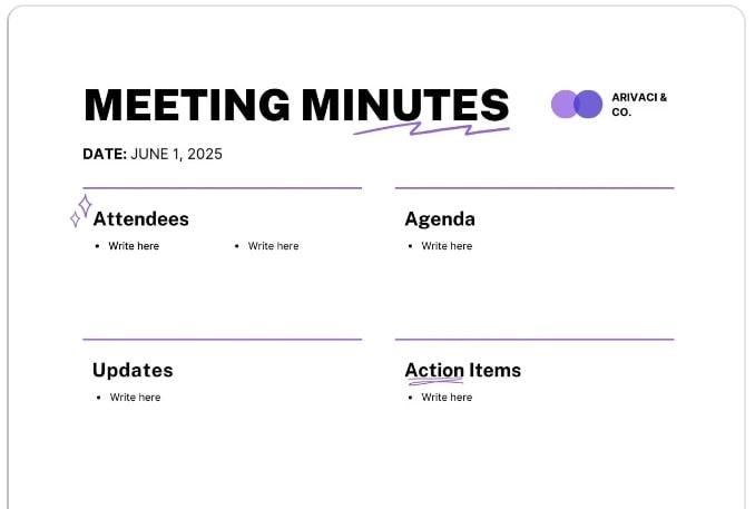 The 10 Best Meeting Notes Templates in word to Help You Stay