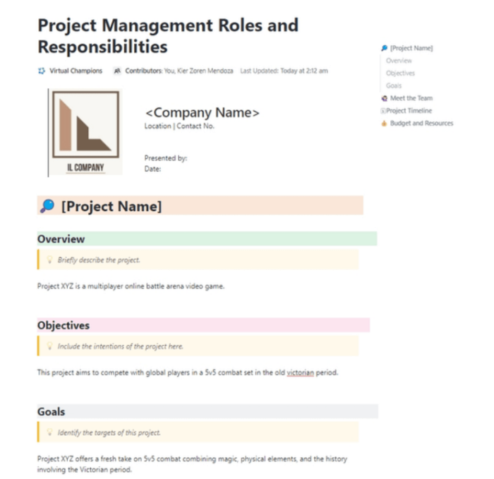 Top 10 Roles and Responsibilities Templates to Outline Jobs | ClickUp