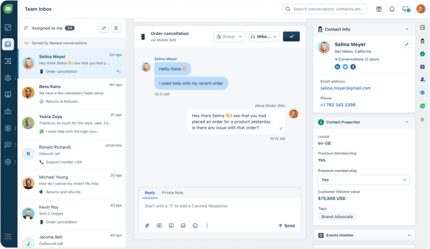 Freshchat Product Example