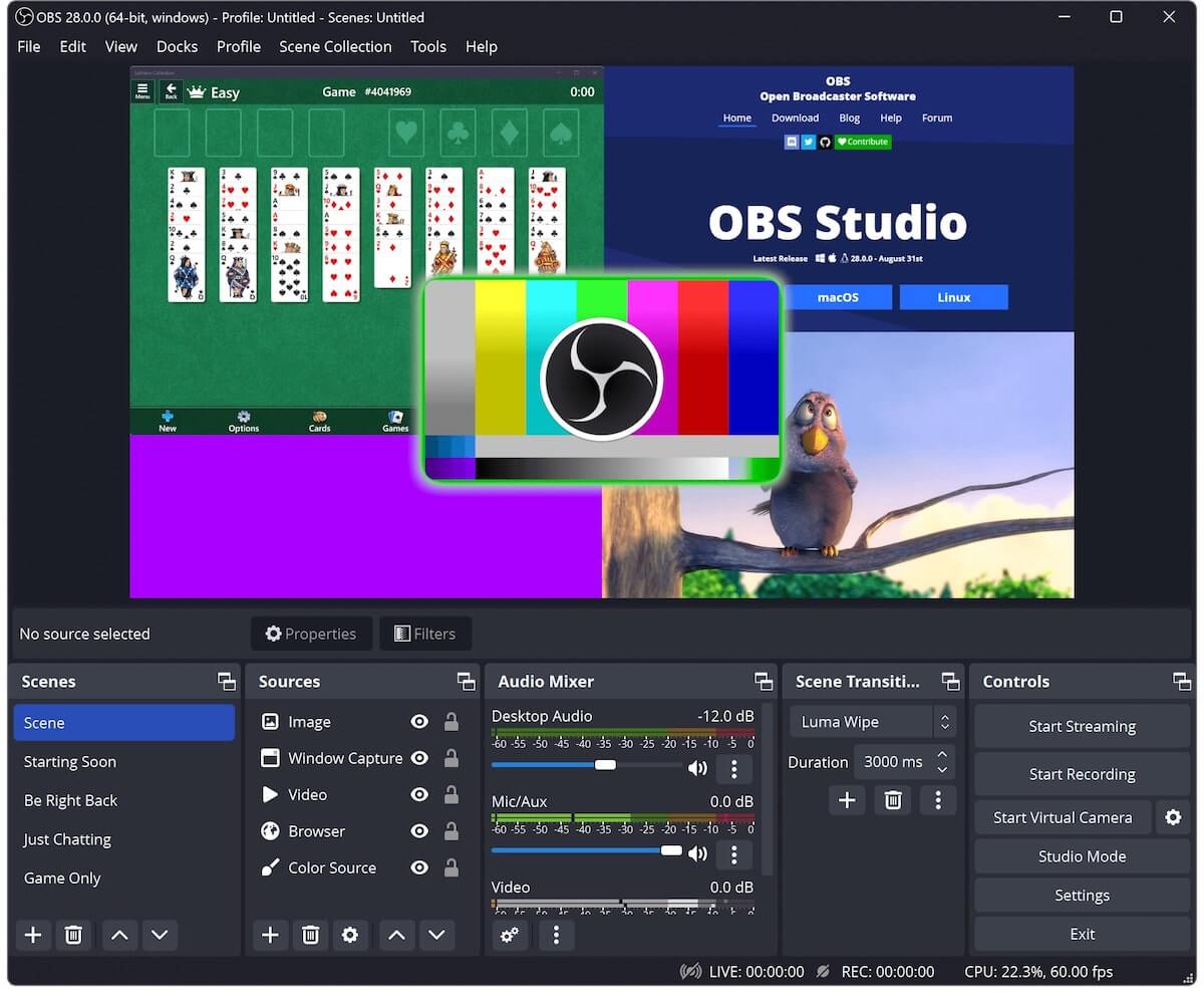 OBS Project video editor