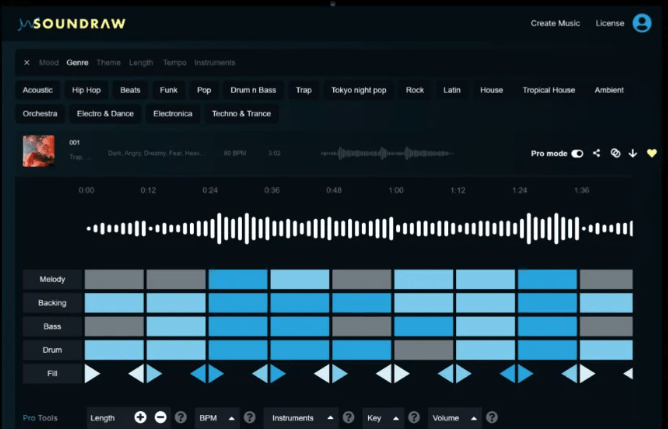 Soundraw product example