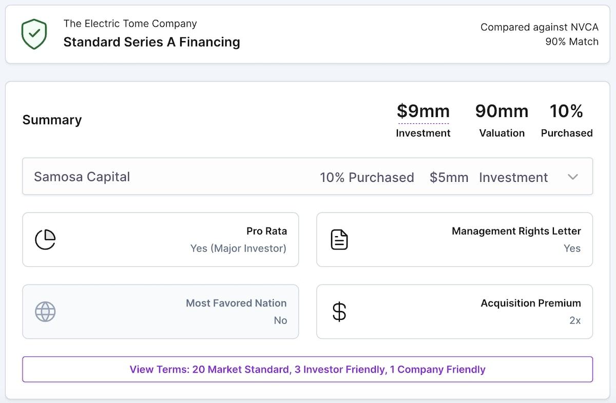 Screenshot of Tome's AI tools for consulting