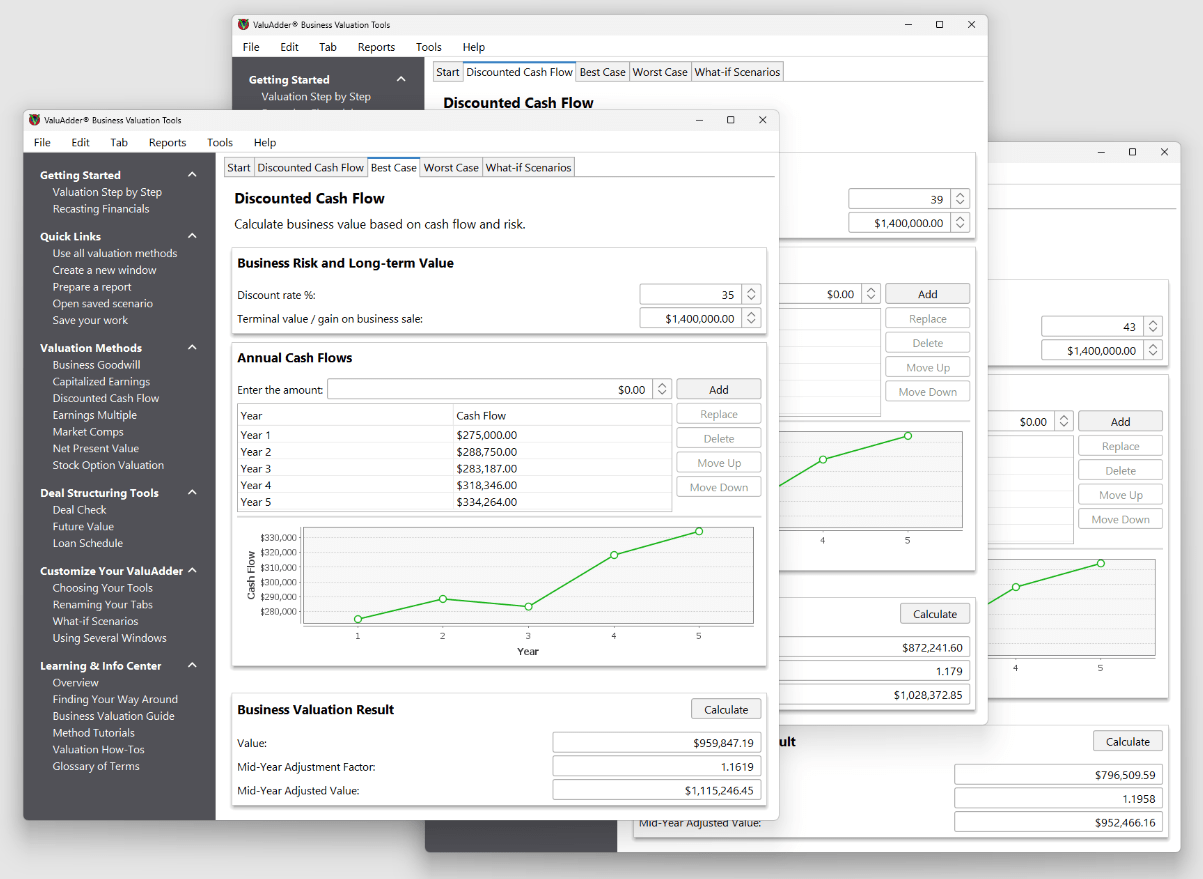 Valuadder Evaluation Tool