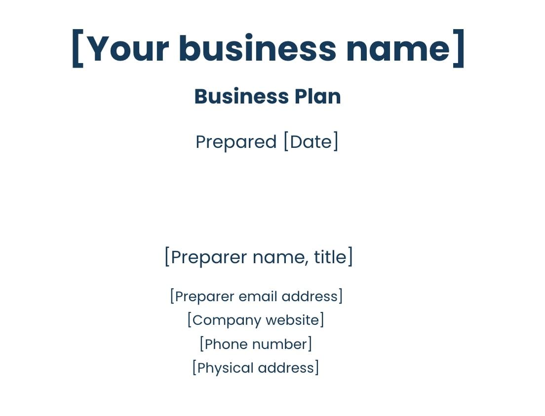 Een voorbeeld van Word Sales Plan Template by Business News Daily