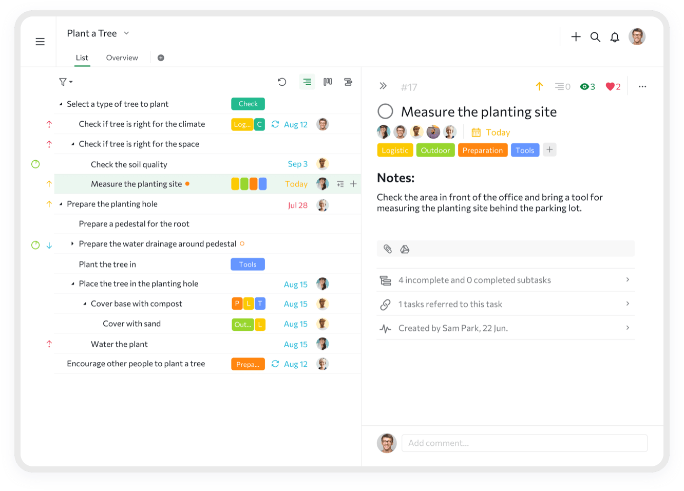 Quire Dashboard