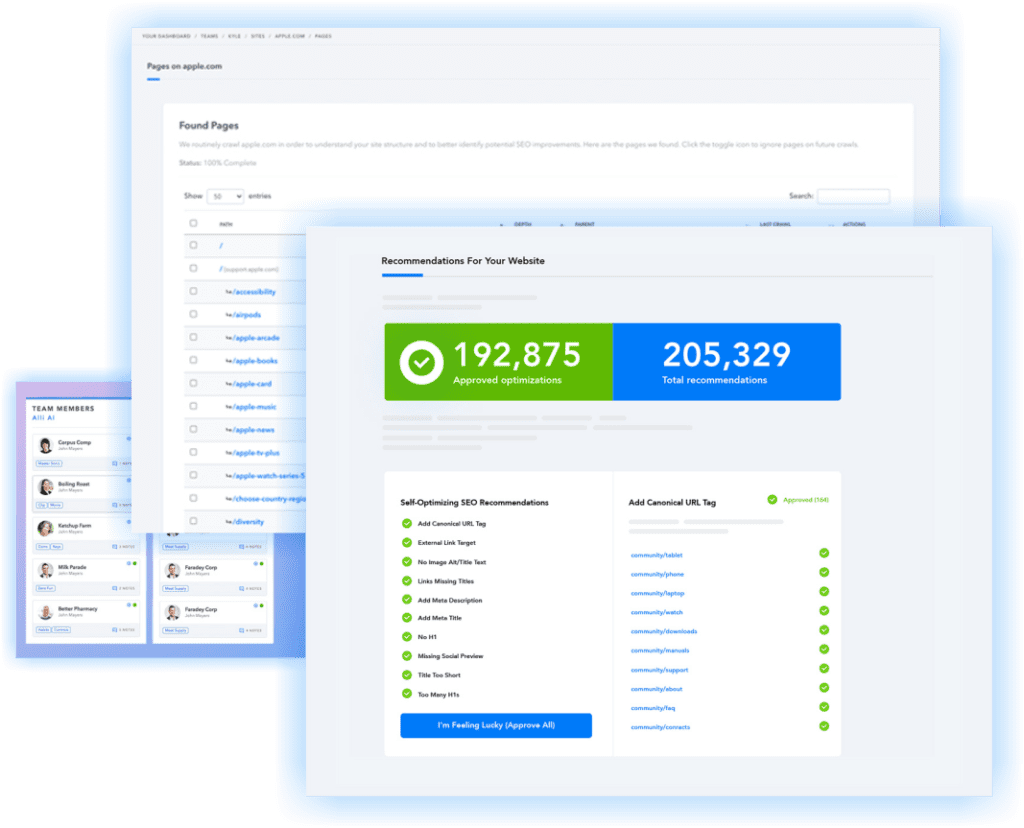 Alli IA dashboard