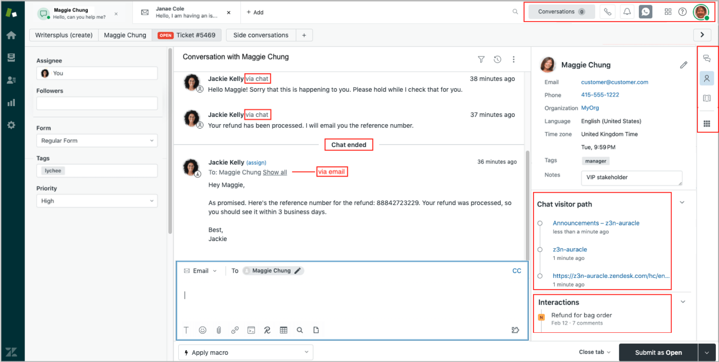 Zendesk Dashboard