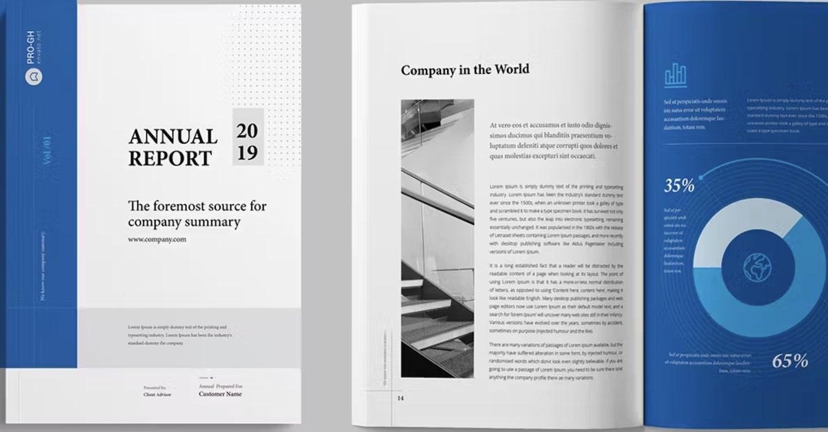 Annual Report Templates by Envato