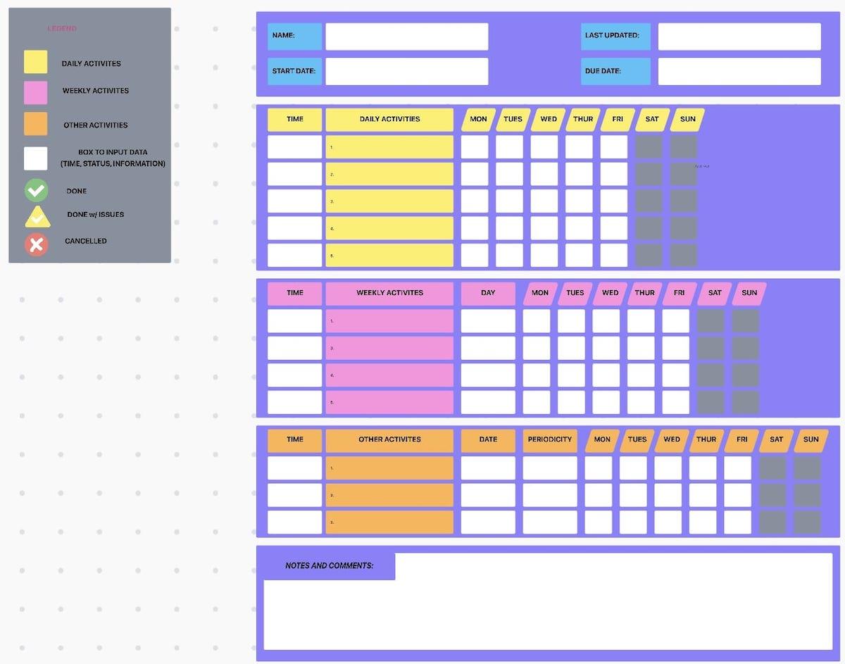 ClickUp's Leader Standard Work Template