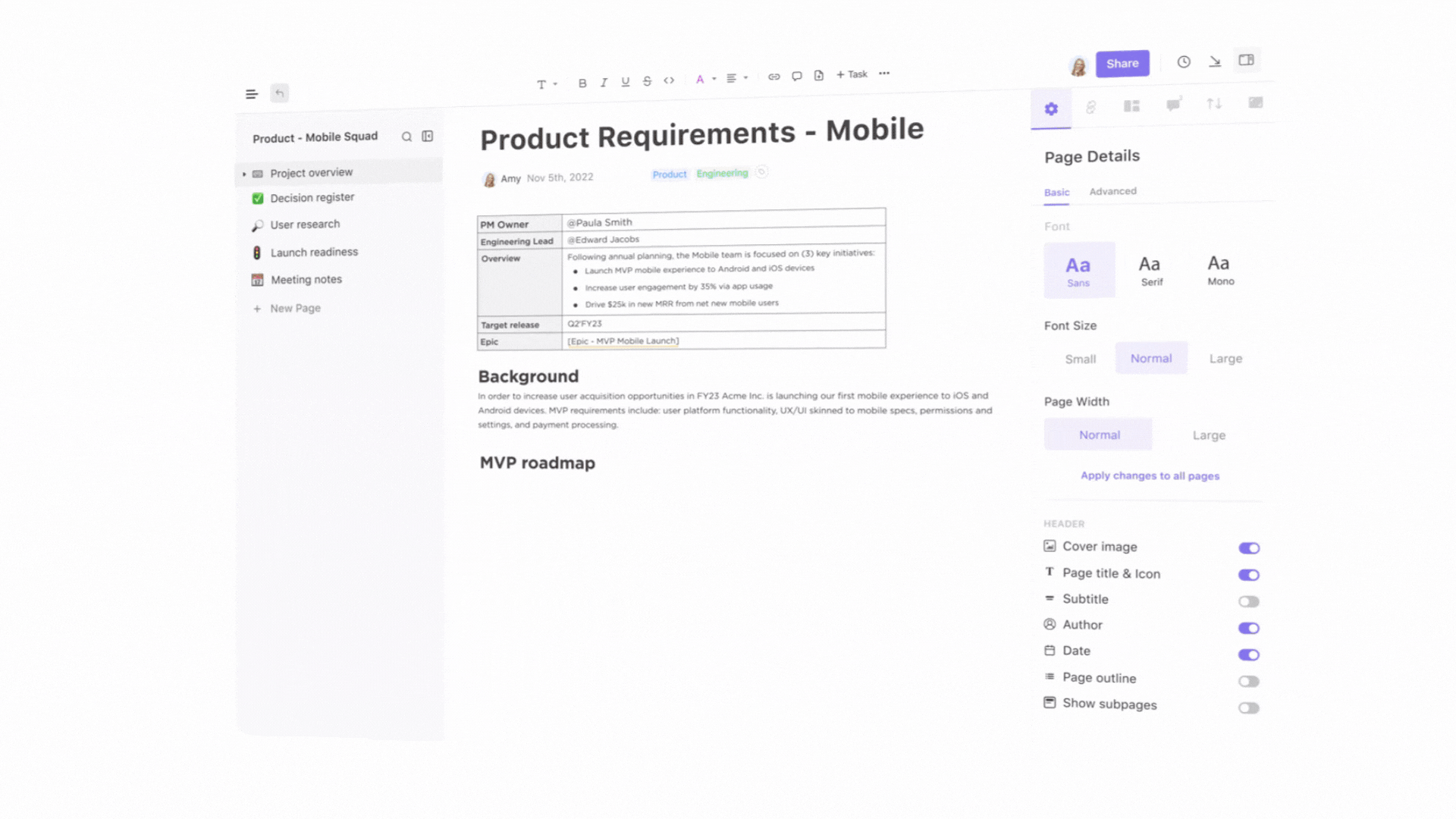 How to write release notes: ClickUp's List, Board, Gantt, and Box views