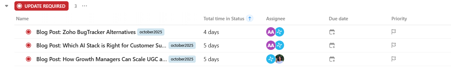 ClickUp’s Time-Blocking Template