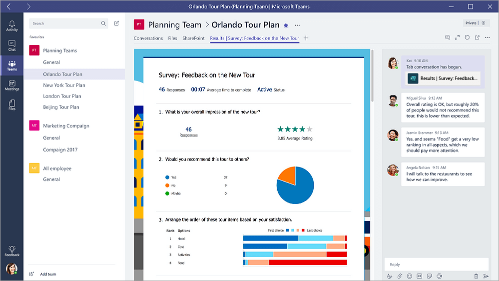 Membuat survei dengan Microsoft Formulir, sebuah alternatif Paperform