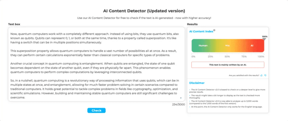 Comparison of the best AI detectors in 2023